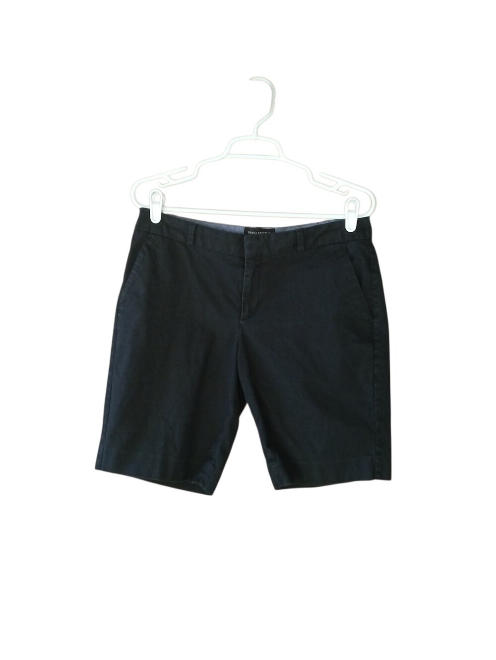 Banana Republic Factory Black Mid Rise 10" Bermuda Shorts Size 6
